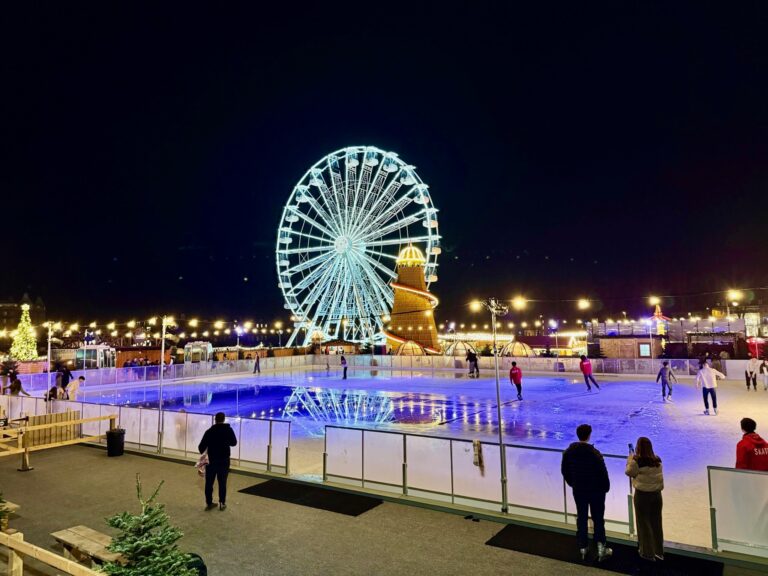 Christmas in Cambridge ice rink